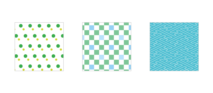 イラレ illustrator のパターンを作る方法解説＆実用例を掲載