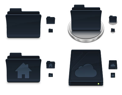 フリー素材グレーのフォルダのデスクトップアイコン。ゲームやスクリーンショットなど全部で13種類