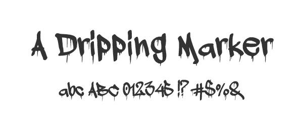 ホラー系の怖い英語フォントを厳選 アメコミ風ハロウィン向け