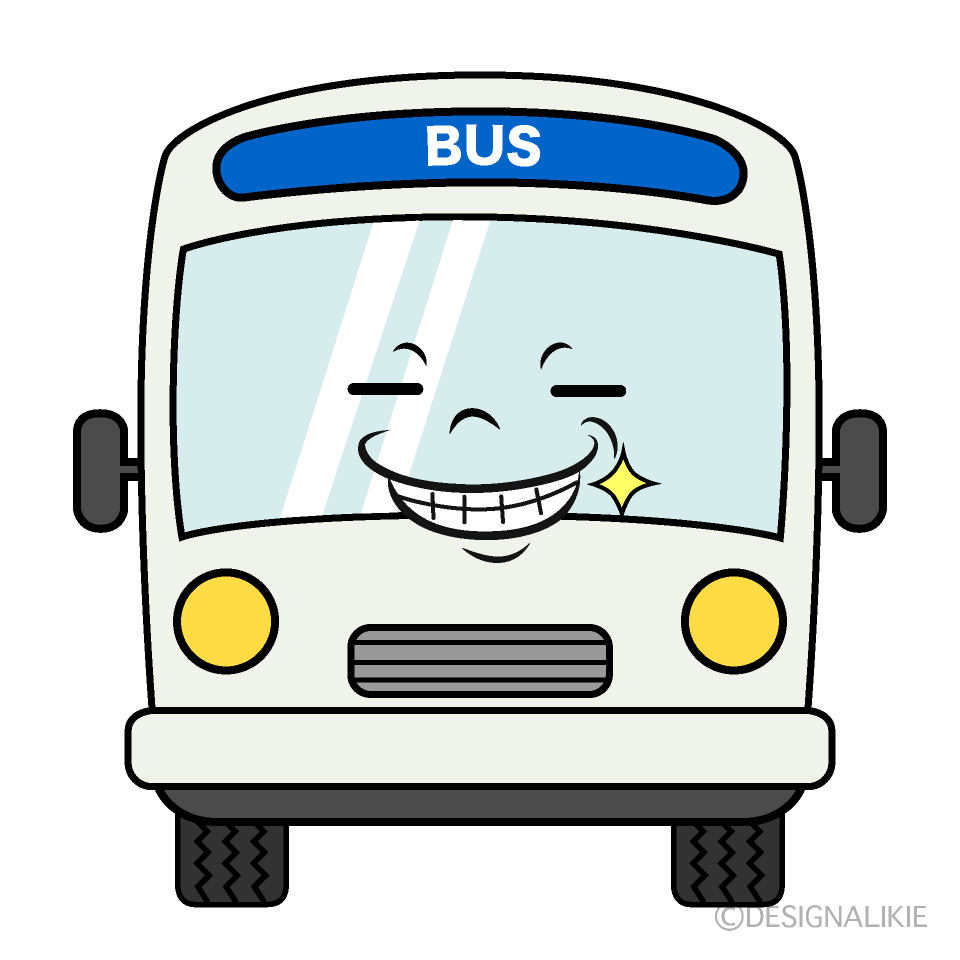 かわいいバスイラストレイン🚂 - イラスト無料素材