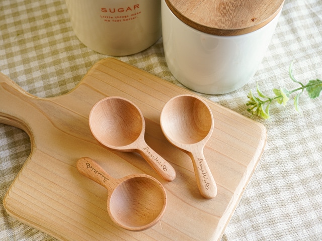 スプーン 5羽根 朴材