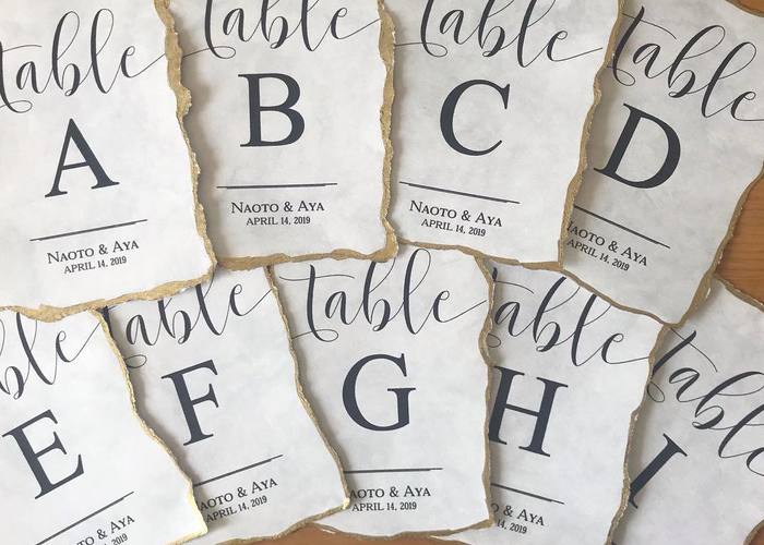 100均ダイソーのエンボスペーパーが超優秀！結婚式の招待状や席札手作りに大活躍♪みんなのウェディングニュース