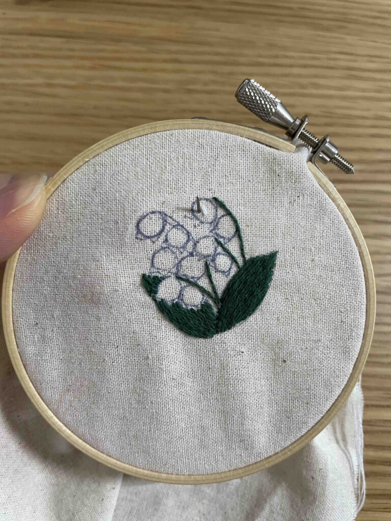 ステッチ:フレンチノット 刺しゅう画家 ipnot イプノット さんに教わる 「モコモコヒツジを作ろう！」 - 刺繍 刺しゅう- クチュリエブログ