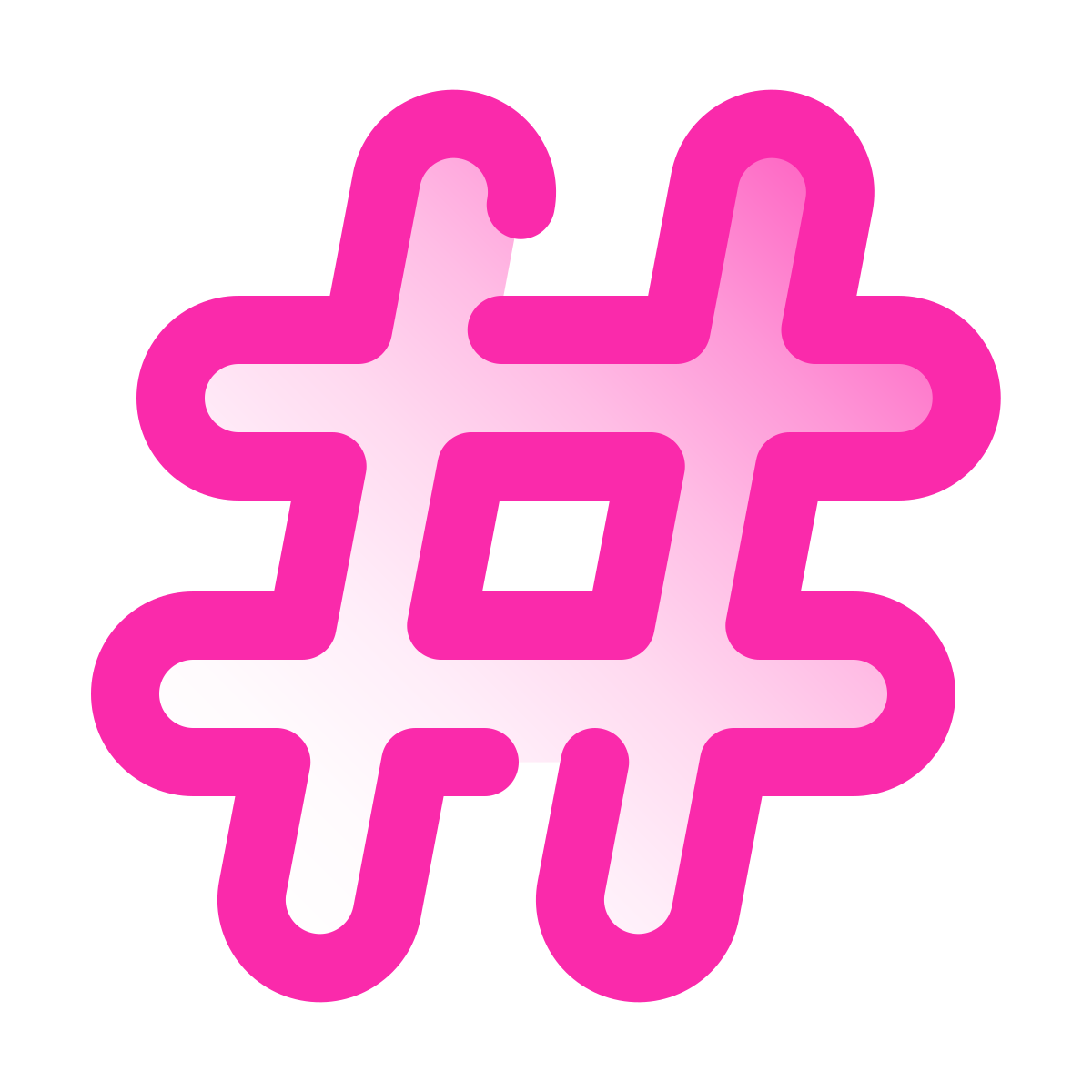 スマホとハッシュタグのアイコンフリーのアイコンイラスト素材 icon-pit