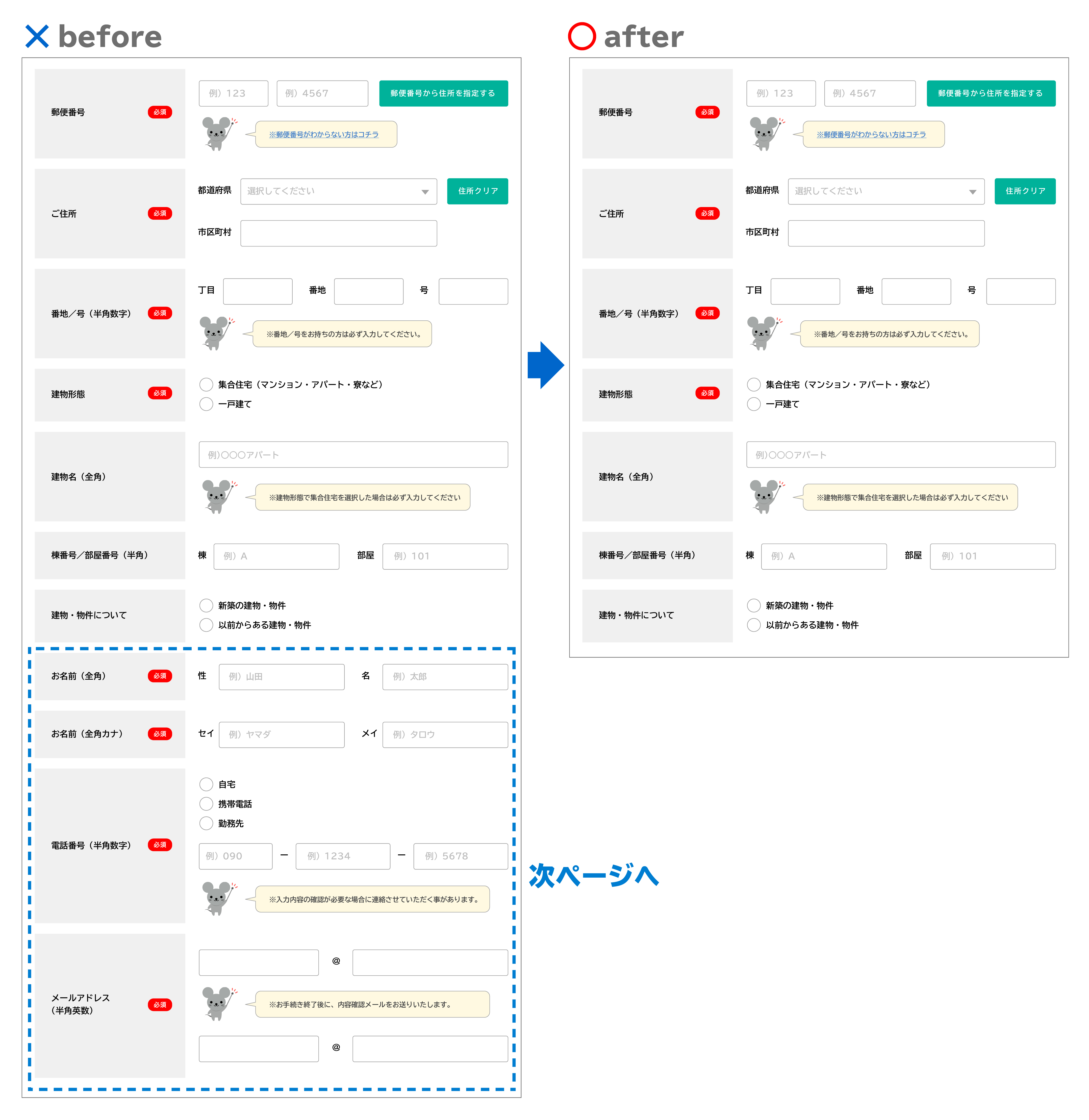 UXを高める入力フォームのデザインBAsixs ベーシックス