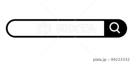 検索バーボタンコンセプトイラスト平面デザインベクター画像eps10. ui用のシンプルでモダンなグラフィック要素」のベクター画像素材 ロイヤリティフリー2275087483Shutterstock