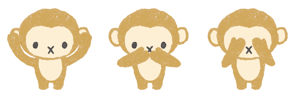 三猿 言わざるイラスト素材6641067- フォトライブラリ