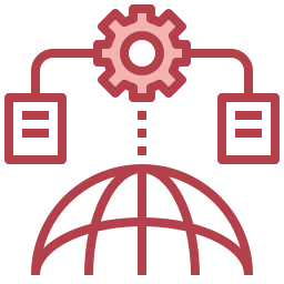 クライアントデータベースインフラストラクチャ アイコン アイコン ベクトル アイコン カラー フラット アイソレートPremiumベクトル素材