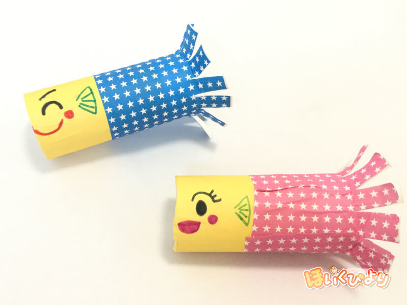 トイレットペーパーを使った夏休み工作アイデア