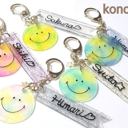 簡単工作♪とろきらキーホルダー♪100均素材で簡単ハンドメイド♪お家時間♪夏休み♪自由工作、自由研究に♪ハンドメイド初心者の方にも♪ 100均DIY