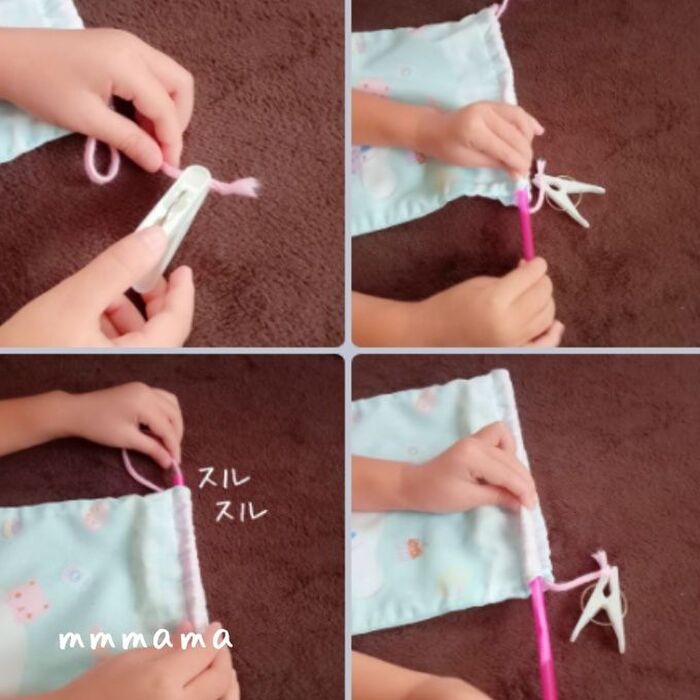 簡単！巾着の作り方～紐の縫い方・通し方～ - 裁縫・ソーイング - クチュリエブログ