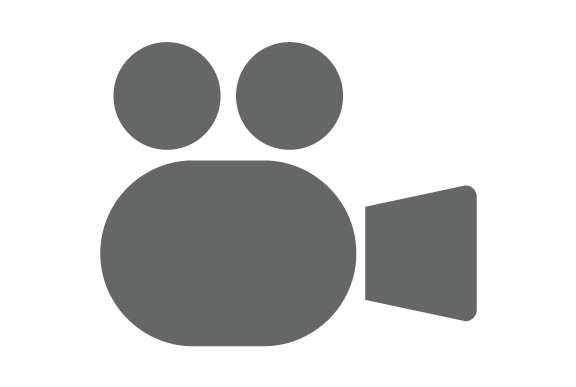 ビデオカメラ シルエット アイコン。白い背景に分離された 96 X 96 ベクトル記号のイラスト素材・ベクター Image 89967943