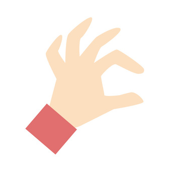 つまむ – イラストストック「時短だ」