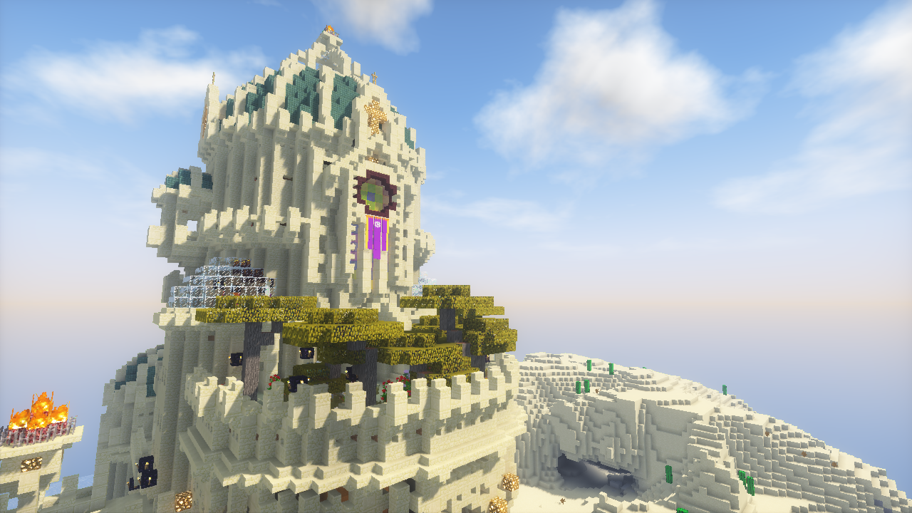 マイクラ 黒紫の超カッコいいおしゃれな城を作って欲しい？任せて！ お城の作り方