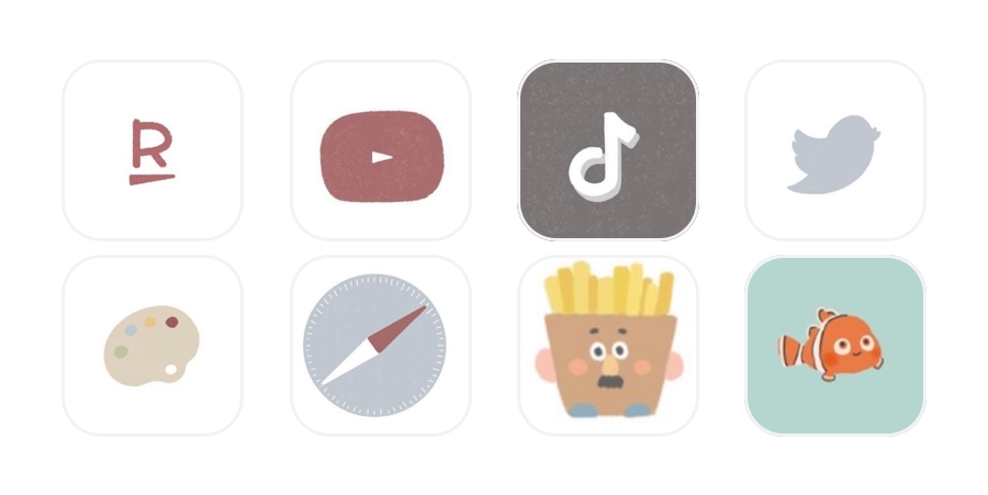 White Black Disney+ Icon