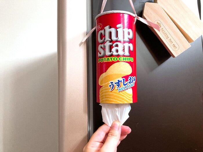 チップスターの空箱リメイク シンデレラの小物入れ〜Let's make a Cinderella's box