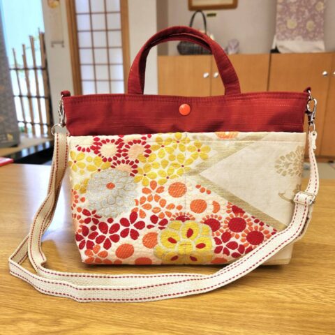 古い帯の利用法 着物の帯のリメイクバッグ紹介します①2021年夏着物仕立て装々 ～sousou日記～