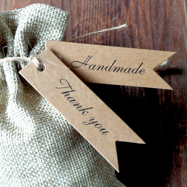 cotta ペーパータグ 70cm紙紐付き5枚入紐・ゴムお菓子・パン材料・ラッピングの通販 cotta＊コッタ