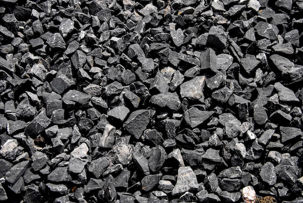 砂利道のテクスチャを上から見た図Premium写真