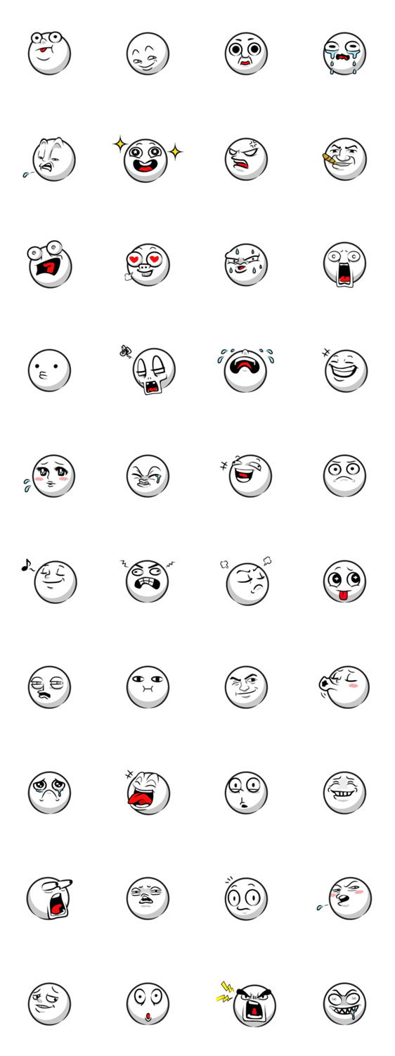 顔文字」のかわいさそのまま！商用OKなイラスト素材10選