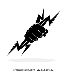 雷ロゴテンプレートベクトルアイコンイラストデザインのイラスト素材・ベクター Image 85428383