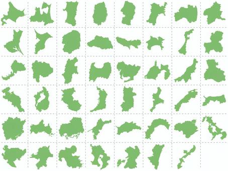 日本地図のイラスト 白地図無料フリーイラスト素材集 Frame illust