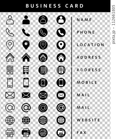 名刺 電話 アイコンイラスト無料イラスト・フリー素材なら「イラストAC」