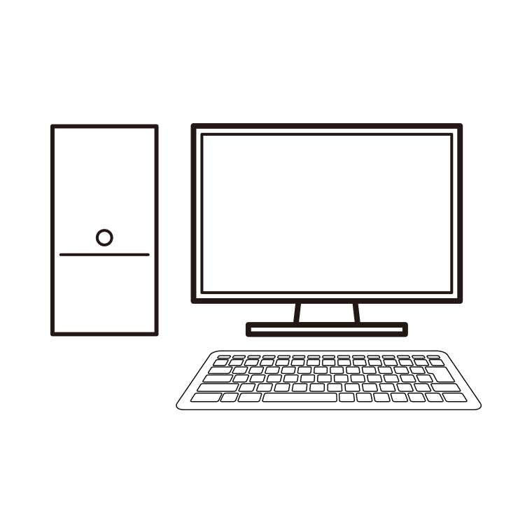 コンピュータのデスクトップイラスト画像とPSDフリー素材透過の無料ダウンロード - Pngtree