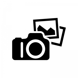 撮影禁止マークのシルエットイラスト02イラスト無料・かわいいテンプレート