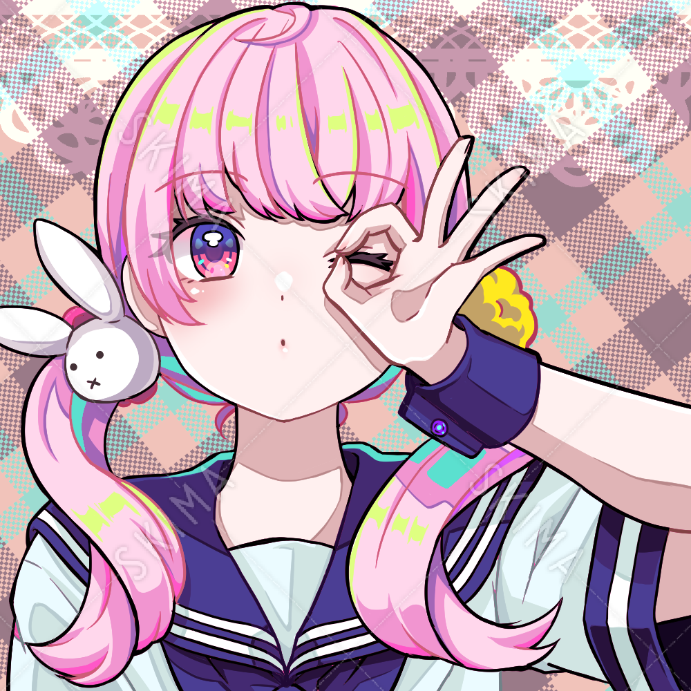 ピンク髪男子のイラスト特集