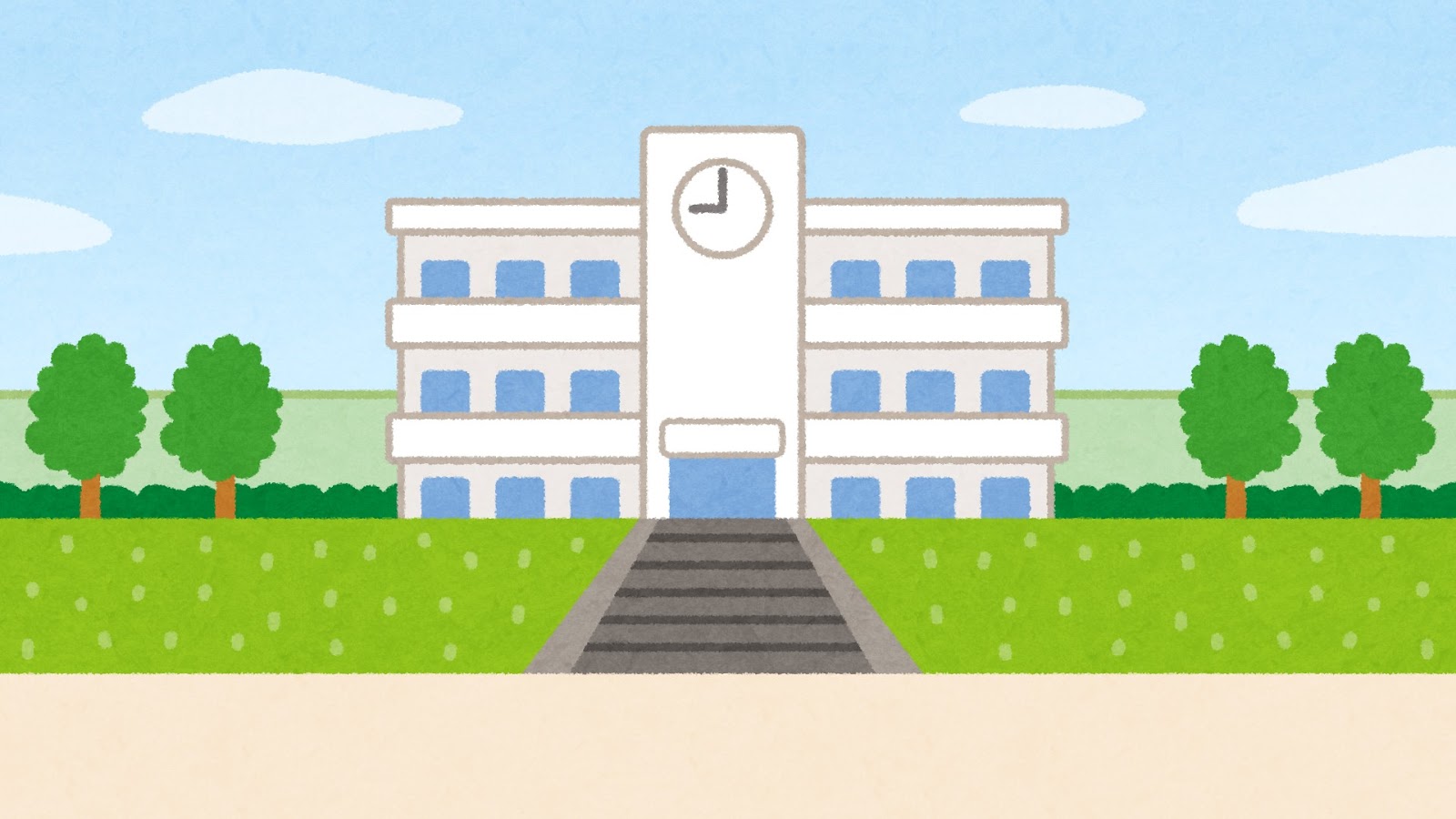 フリー素材 教室の前の方 4枚背景イラストみんちりえ