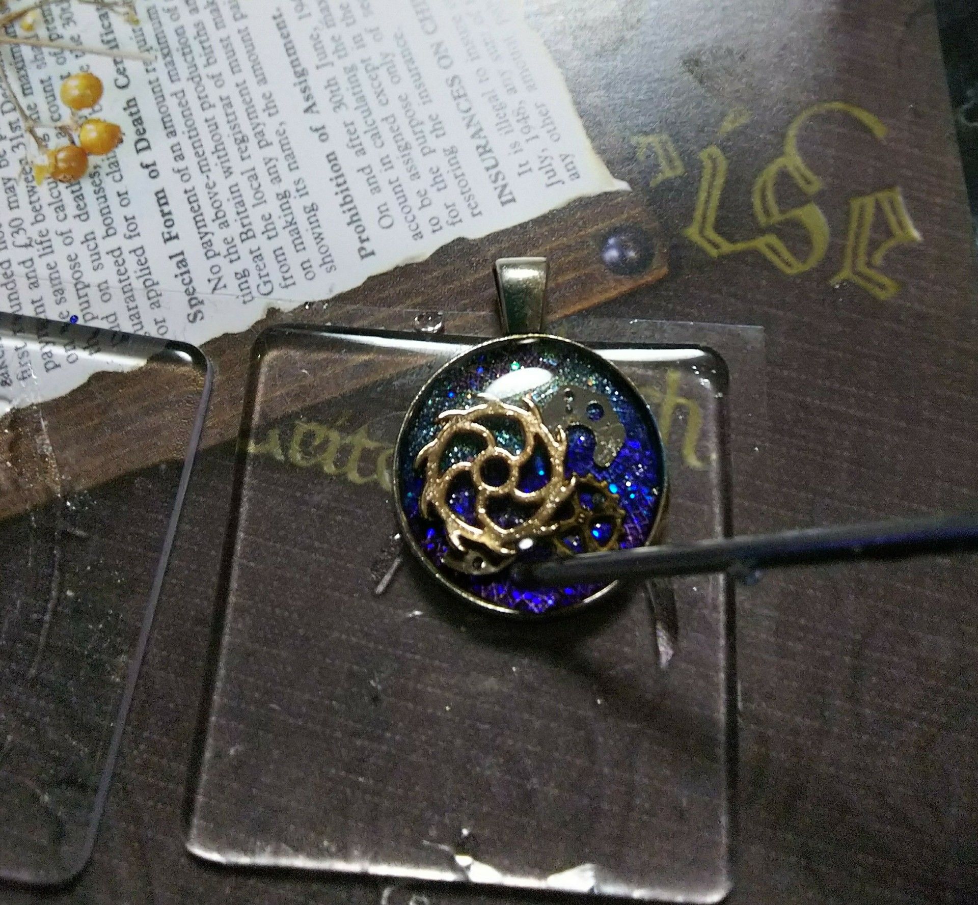 UVレジン100均 ピンクの宇宙 球体 作ってみました🎆 UV resin Pink outer space