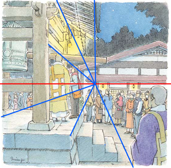 一点透視図法の描き方ART streetアートストリート - イラスト・マンガの投稿＆SNSサイト