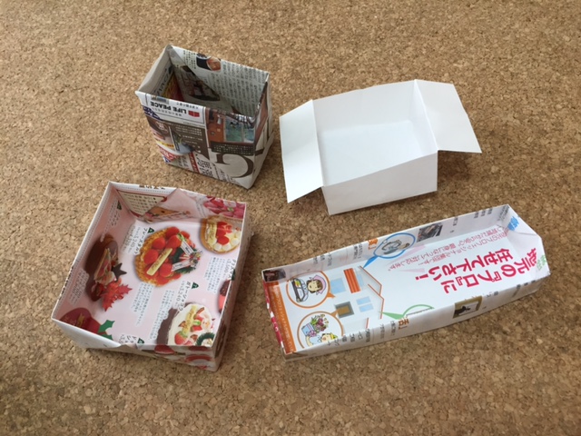 チラシの紙箱の作り方 *^_^*: おうち大好き