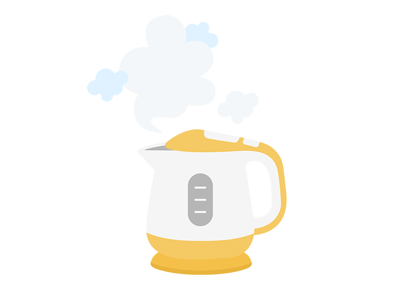 電気ケトルイラスト無料イラスト・フリー素材なら「イラストAC」