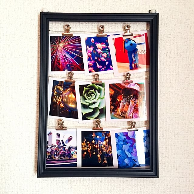 チェキのおしゃれなアレンジ・飾り方のインテリア実例RoomClip ルームクリップ