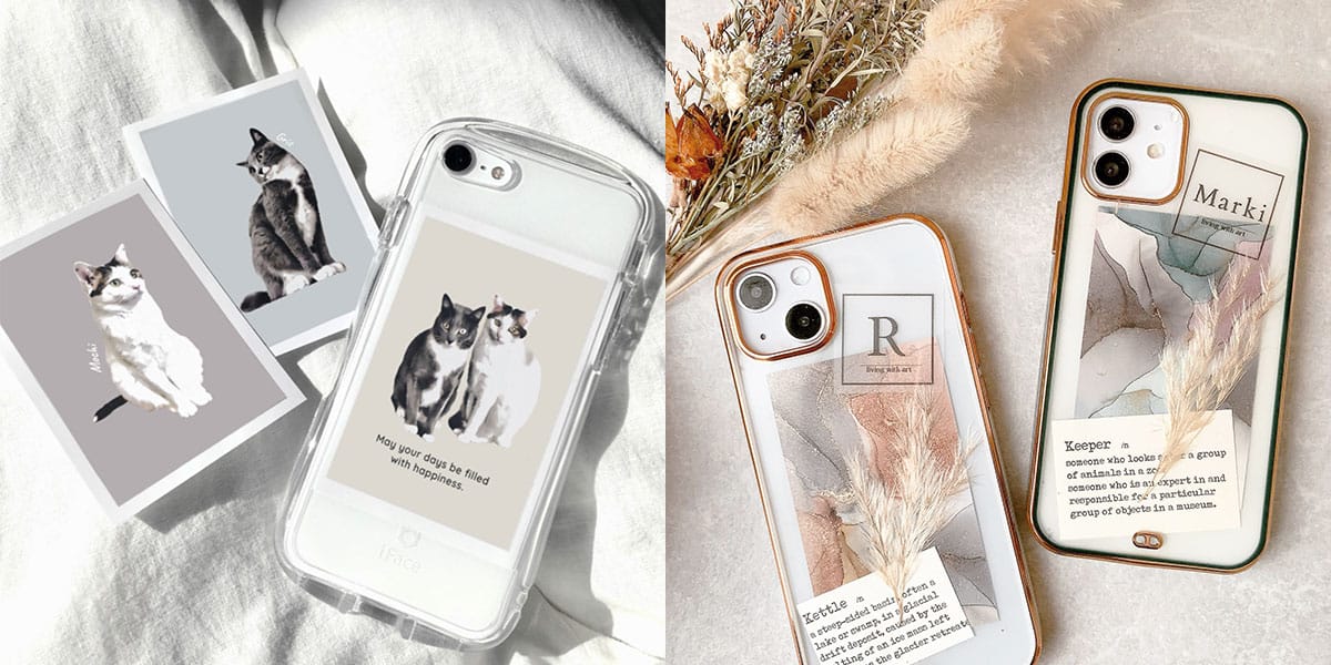 自作グッズ クリアケースを使って推しスマホケース作り ステッカーの作り方 ジャニオタ