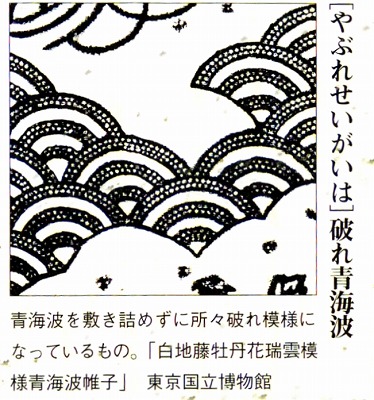 青海波ってどんな柄？読み方と意味縁起の良い和柄 - 着物教室こころくみ日記