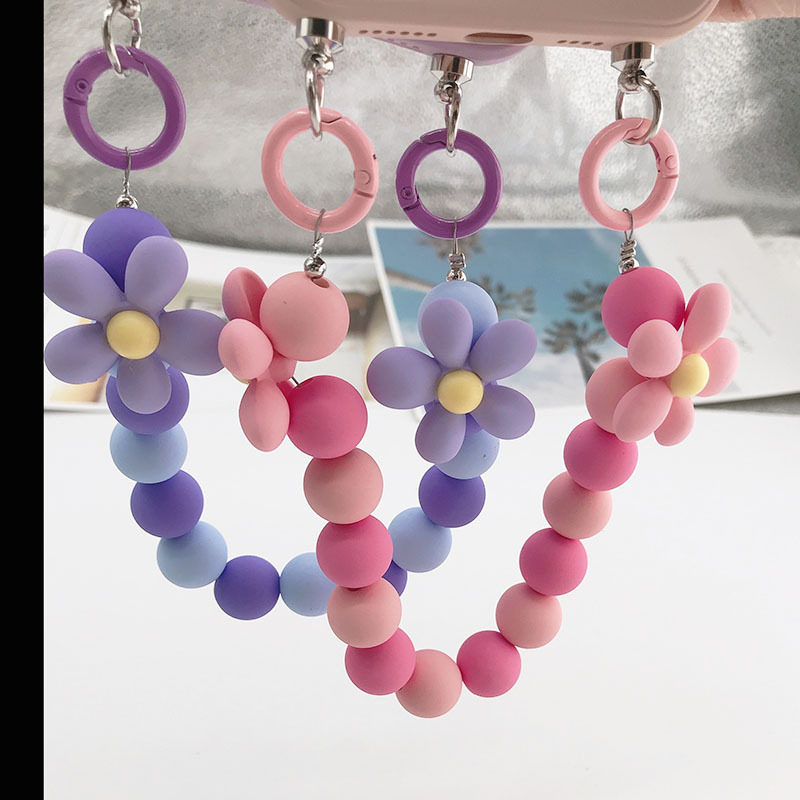 キャンディカラー 花 キーホルダー スマホアクセサリーパーツ 手芸材料 デコパーツ diy ハンドメイド卸売・問屋・仕入れの専門サイト NETSEA