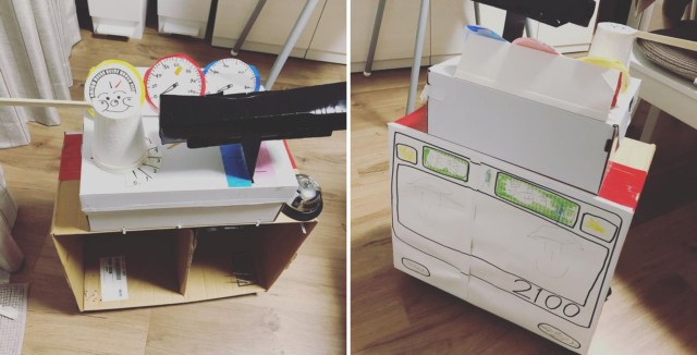 作ってみたい！あるお母さんの手作り電車のクオリティが高い