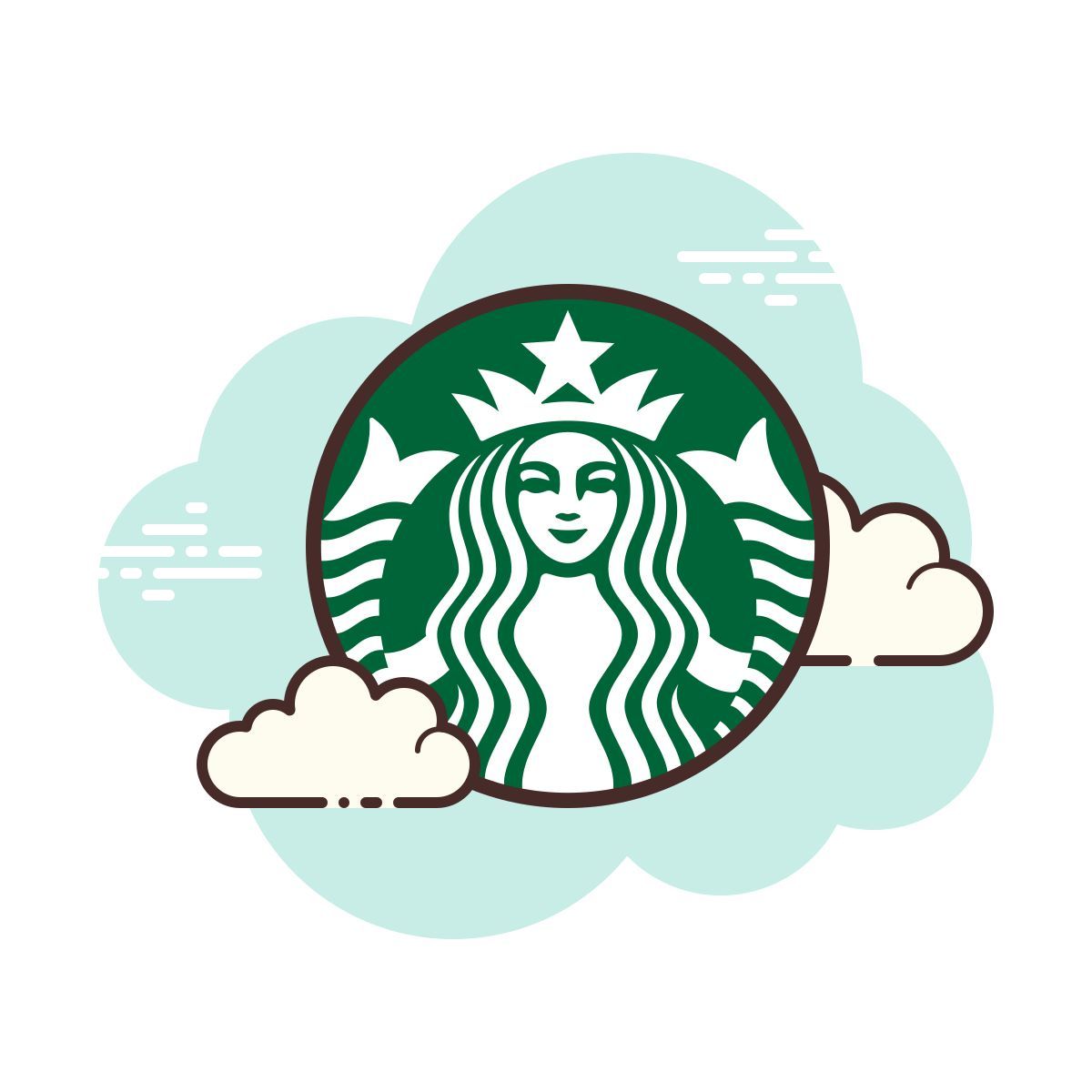 STARBUCK COFFEE スターバックスコーヒー 」ロゴマーク:Logomark Mania 世界のかわいいロゴマーク集 企業ロゴ・ブランド ロゴ