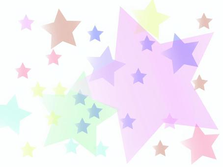 カラフルなのイラスト・フリー素材 背景・壁紙No.542『カラフルフラワー・蝶』