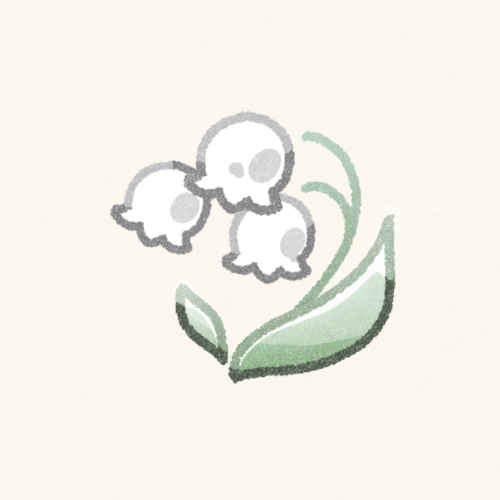 すずらん 鈴蘭 のイラスト・画像No.3『朝露と鈴蘭』 無料のフリー素材集 百花繚乱