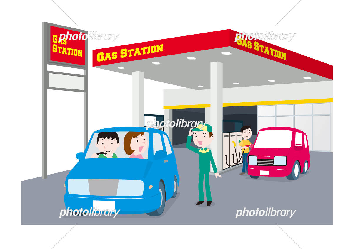 ビンテージのガソリン スタンドのベクター イラストです。レトロなガソリン スタンドです。オイル、ガソリンを給油します。広告、パンフレット、ビジネステンプレート。白い背景に分離のイラスト素材・ベクター Image 70446812