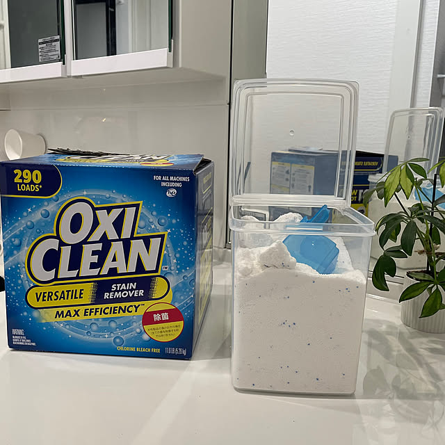 洗剤をミニマリストなスタイルで詰め替え