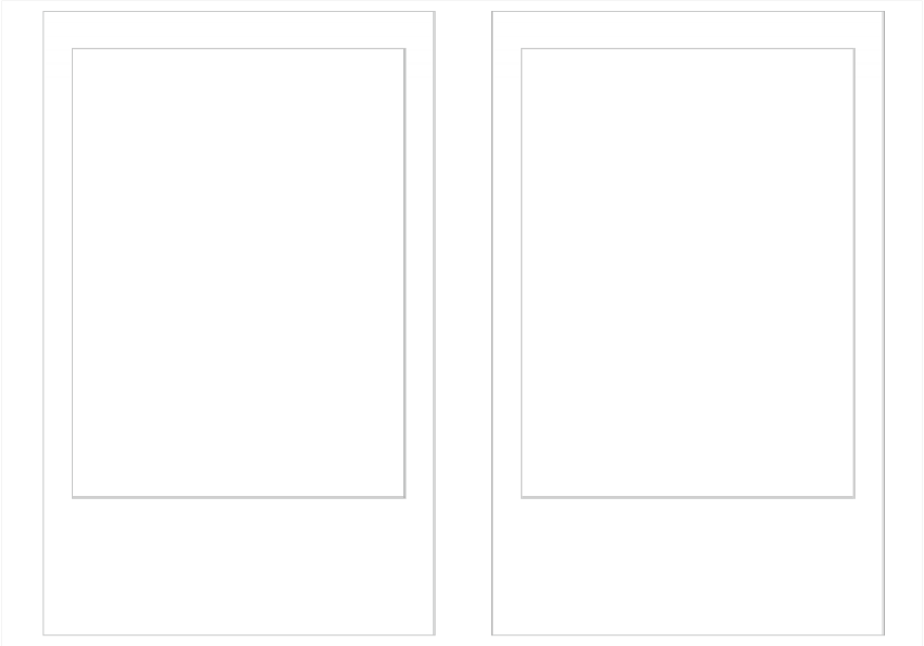 手書き風チェキフレーム全13種AOmaterial:フリー素材配布サイト