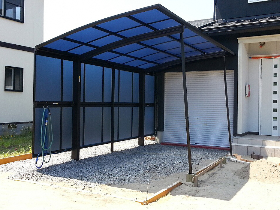 カーポート サイドパネル をアルミフレームとアクリル板でDIY！オシャレなガレージを作ろう！フレームDIYラボ