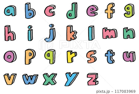 手書きアルファベットの可愛いローマ字書き方と英文字アレンジ