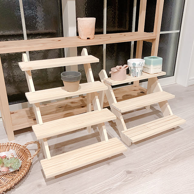 折りたたみ ハンドメイド 棚 什器 マルシェ ディスプレイ 木のぬくもり