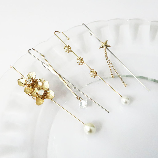 40代の簡単ハンドメイド！ 「ピアス5種」を作りました！デザインのアイデアをご紹介 LEE100人隊手づくり部・2025LEE